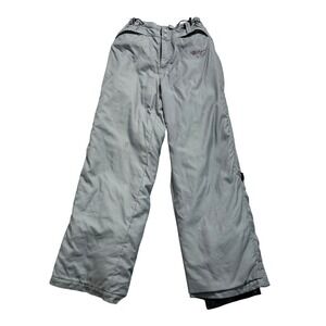 ROXY Women's Medium Vintage Snow Pants Ski Pants Gray Outdoor Winter Sportswear